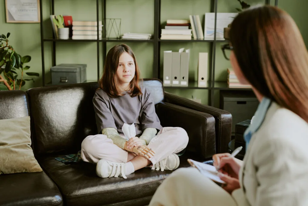 Adolescent therapy session at Ethos Wellness