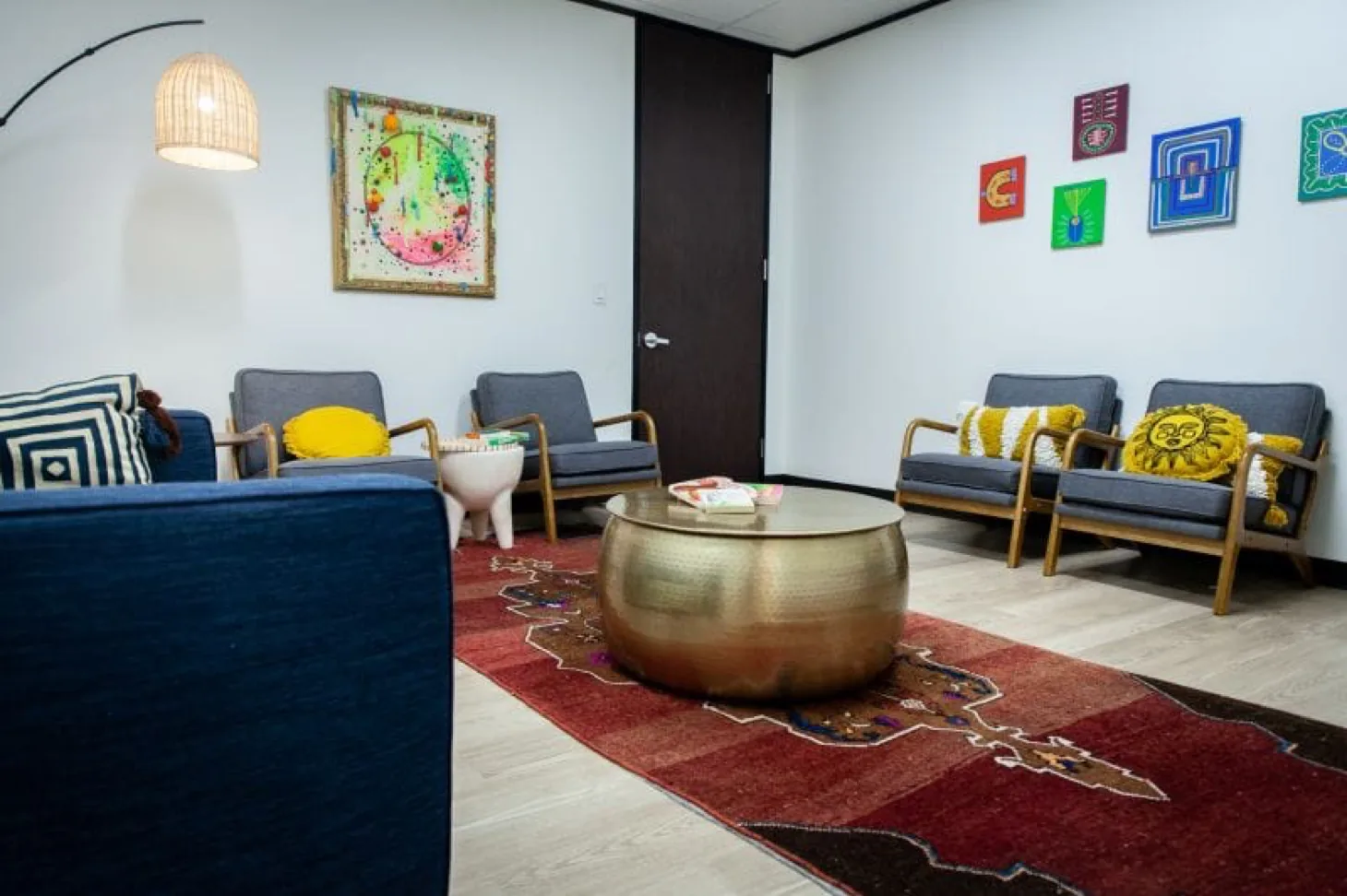 Comfortable waiting area at an Ethos Wellness office