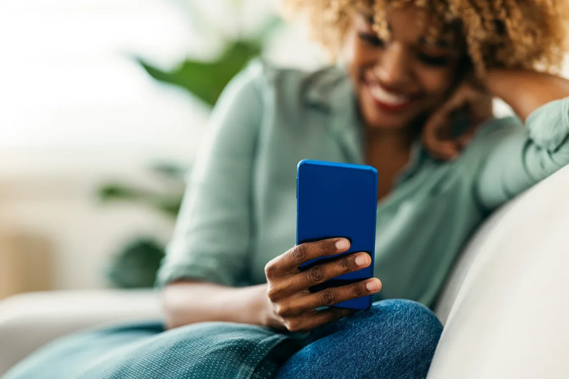 Person in a virtual therapy session at Ethos Wellness